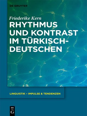 cover image of Rhythmus und Kontrast im Türkischdeutschen